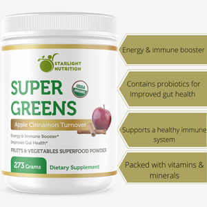 Super Greens Fruits And Vegetables Superfood Powder